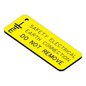 Swift SEC6525E Engraved Safety Electrical Connection Do Not..