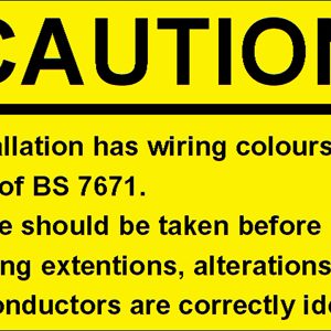 207 Swift 300A Caution Harmonised Cables Labels