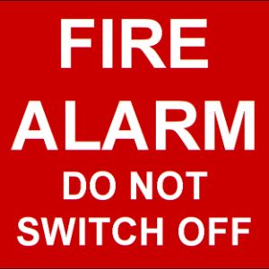 150 Swift 510 FIRE ALARM DO NOT SWITCH OFF