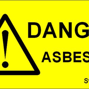 207 Swift 700 Danger Asbestos Labels