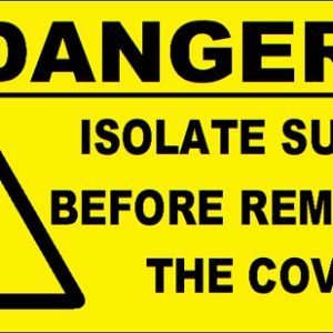 207 Swift D340 Danger Isolate Supply Before Removing the Cover