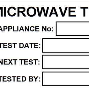 150 Swift MT5025 MICROWAVE TEST Labels
