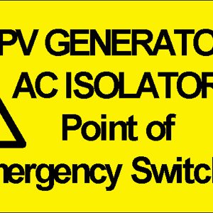 207 Swift PVG5025 PV GENERATOR AC ISOLATOR